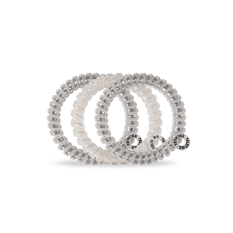 Silver Slay Small Hair Ties