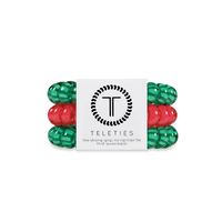 Slice of Summer Large Hair Ties in Green Pink - Large