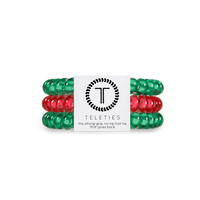 Slice of Summer Small Hair Ties in Green Pink - Small