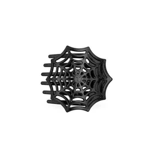 Spider Web Flat Hair Clip
                in Black - One Size
              