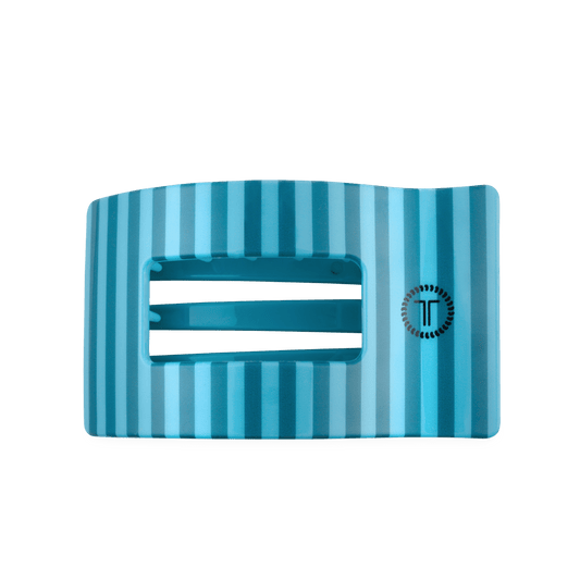 Splash Zone Large Flat Rectangle Hair Clip
                in Blue - Large
              