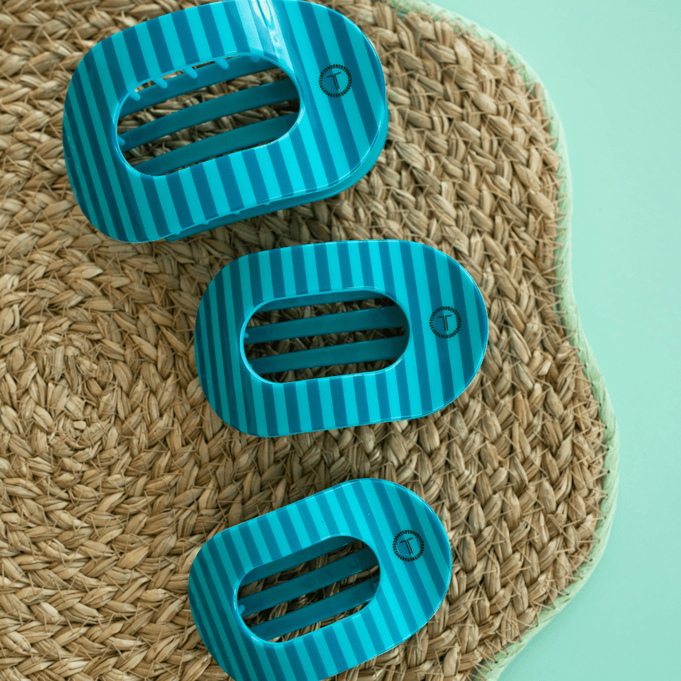 Splash Zone Large Flat Round Hair Clip - Hair Clips - TELETIES

