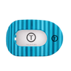 Splash Zone Large Flat Round Hair Clip - Hair Clips - TELETIES
