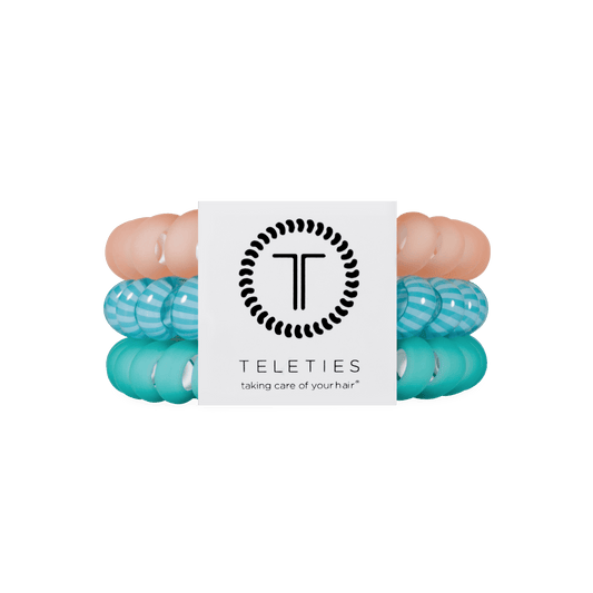Splash Zone Large Hair Ties
                in Blue  Pink - Large
              