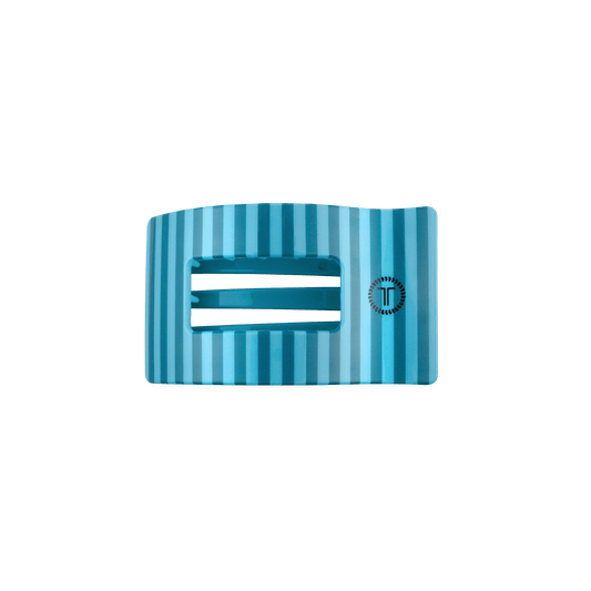 Splash Zone Small Flat Rectangle Hair Clip
                in Blue - Small
              