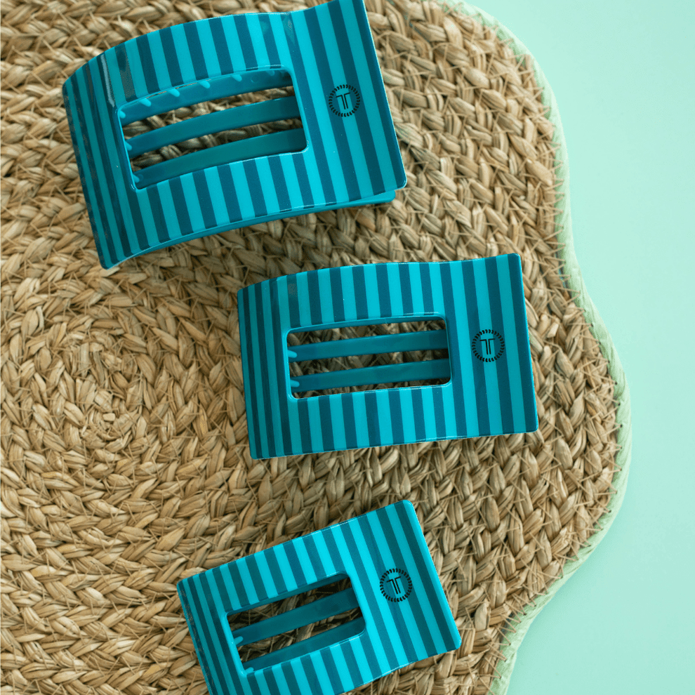 Splash Zone Small Flat Rectangle Hair Clip - Hair Clips - TELETIES
