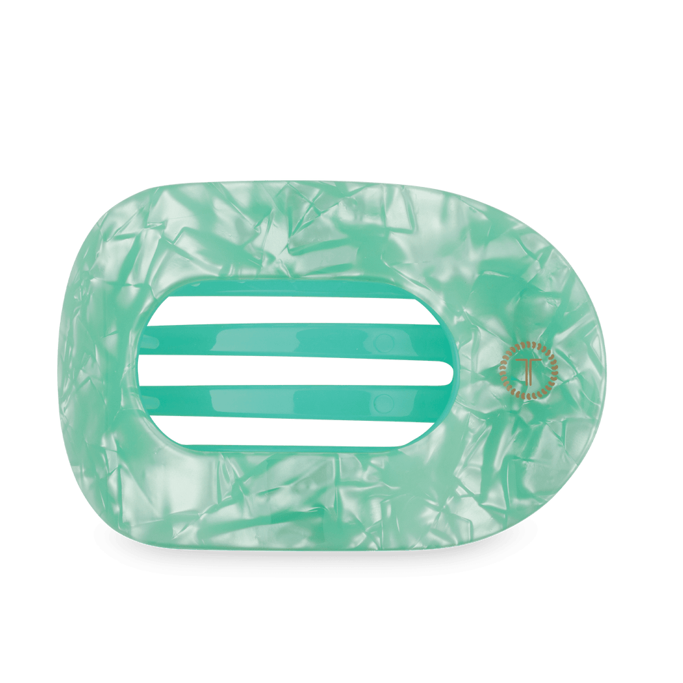 Spring Splash Large Flat Round Hair Clip - Hair Clips - TELETIES
