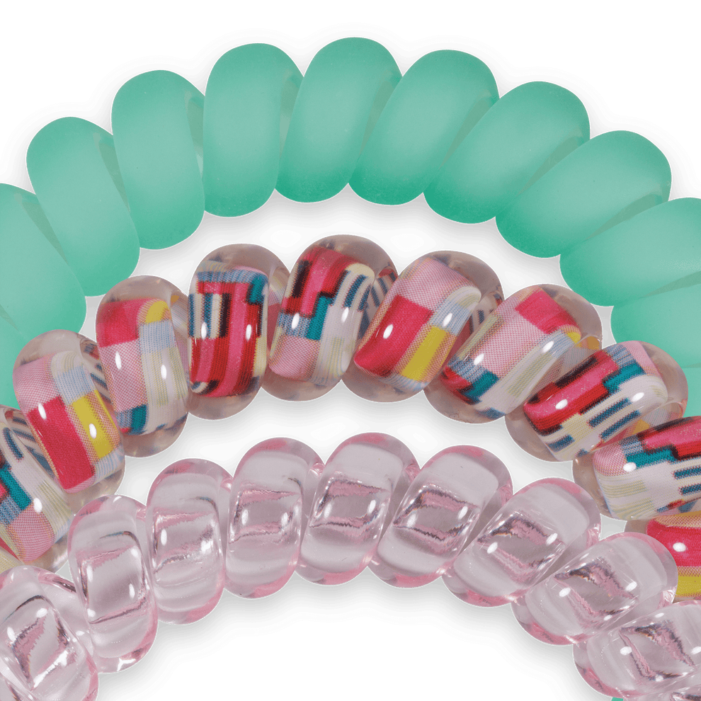 Spring Splash Large Hair Ties - Hair Ties - TELETIES
