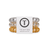 TELETIES - Starstruck Large Hair Ties in Silver Gold - Large - Image - 1