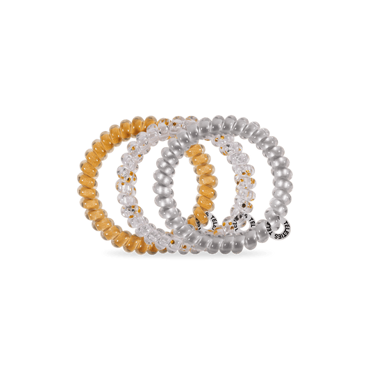 Starstruck Small Hair Ties in Silver Gold - Small - Image 2