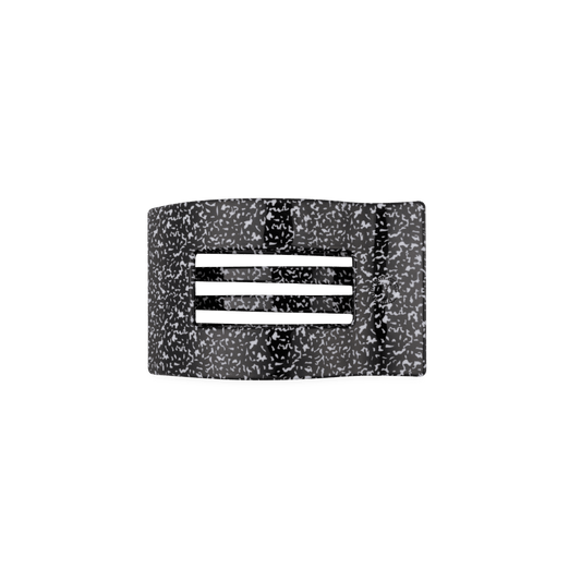 Study Session Small Flat Rectangle Hair Clip
                in Black - Small
              