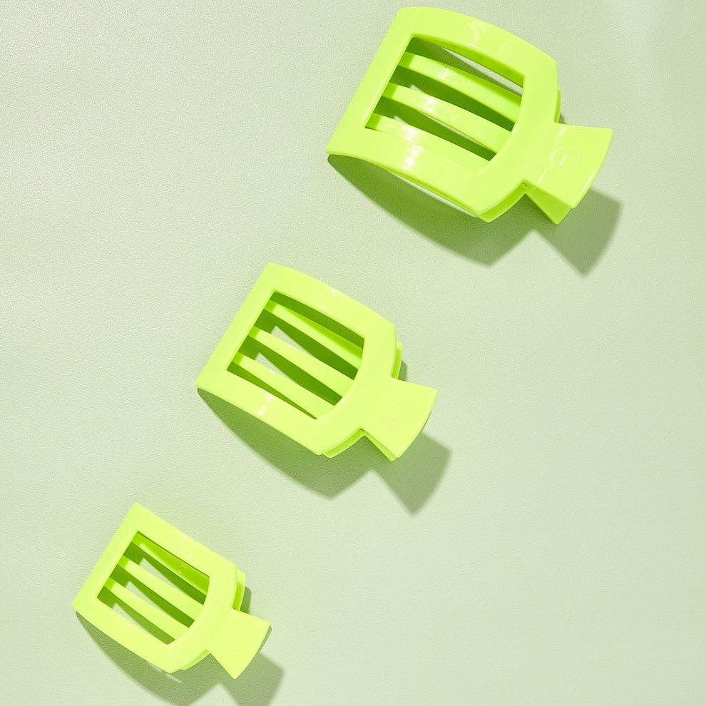 Summer Brights Small Flat Square Hair Clip - Hair Clips - TELETIES
