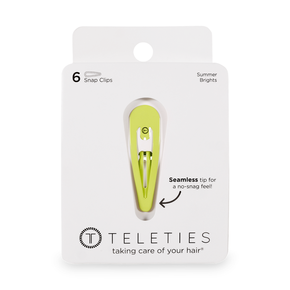 Summer Brights Snap Clips (6Ct) - Hair Clips - TELETIES

