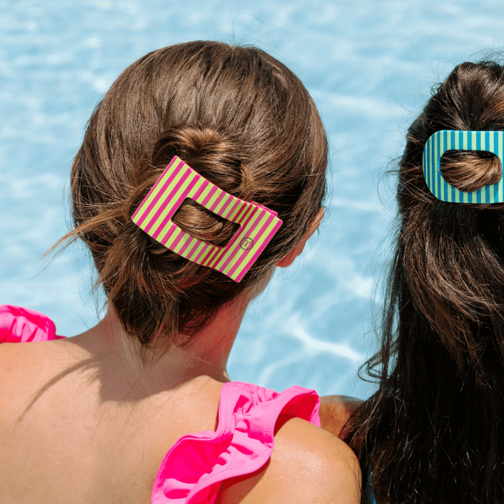 Summer Crush Large Flat Rectangle Hair Clip - Hair Clips - TELETIES
