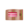 Summer Crush Medium Flat Rectangle Hair Clip
                in Pink - Medium
            