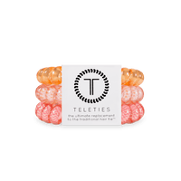 Sunny Days Ahead Large Hair Ties in Pink Yellow - Large