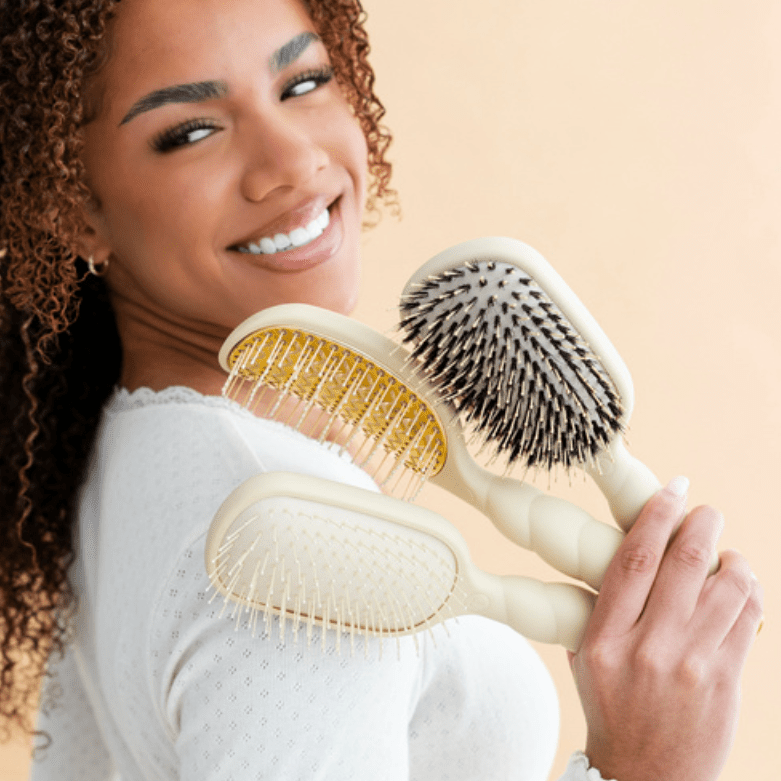 Tan Hair Brush Bundle - TELETIES

