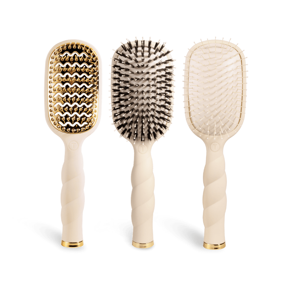 Tan Hair Brush Bundle - TELETIES
