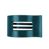 Teal With It Large Flat Rectangle Hair Clip - Hair Clips - TELETIES
