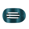 Teal With It Large Flat Round Hair Clip - Hair Clips - TELETIES
