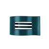 Teal With It Medium Flat Rectangle Hair Clip - Hair Clips - TELETIES
