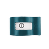 Teal With It Medium Flat Rectangle Hair Clip - Hair Clips - TELETIES
