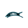 Teal With It Medium Flat Rectangle Hair Clip - Hair Clips - TELETIES

