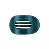 Teal With It Medium Flat Round Hair Clip - Hair Clips - TELETIES
