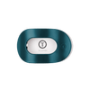 Teal With It Medium Flat Round Hair Clip - Hair Clips - TELETIES
