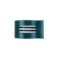 Teal With It Small Flat Rectangle Hair Clip
                in Blue - Small
            