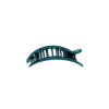 Teal With It Small Flat Round Hair Clip - Hair Clips - TELETIES
