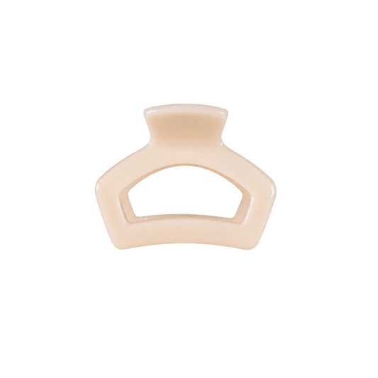 Open Almond Beige Petite Hair Clip
                in Beige - Petite
              