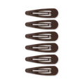 Brown Snap Clip (6Ct) in Brown
