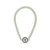 TELETIES By the Sea Shore Headband in light green with spiral design and no-slip rubber stopper.
