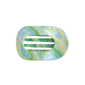 By the Sea Shore Medium Flat Round Hair Clip
                in Green - Medium
            