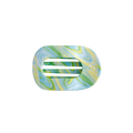 By the Sea Shore Small Flat Round Hair Clip
                in Green - Small
            