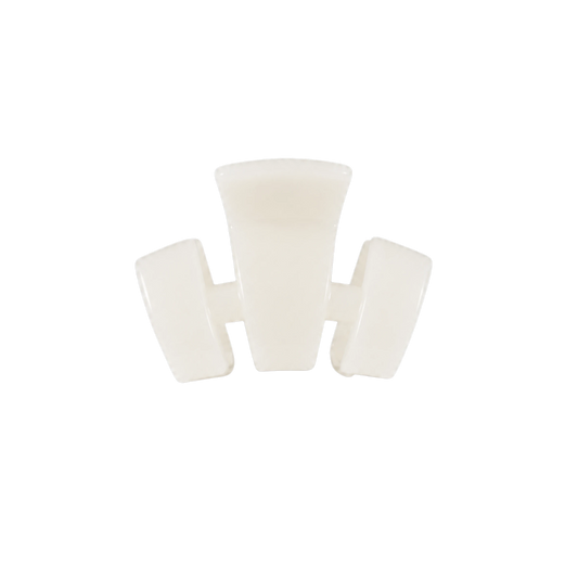 Classic Coconut White Petite Claw Clip
                in White - Petite
              