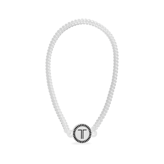 Crystal Clear Headband
                in White
              