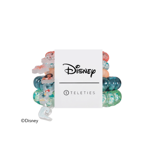 Moana and Friends Mixed Hair Ties
                in Blue - Mix Pack
              