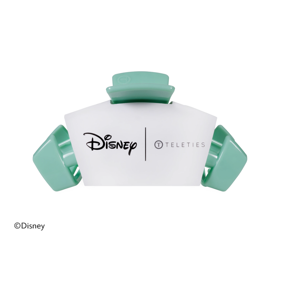 TELETIES Disney Moana medium claw clip in mint green, featuring a durable design for secure, damage-free hair styling.
