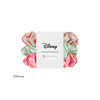 TELETIES Disney Princess Moana large silk scrunchies in pink and green with non-slip coil technology in a three-pack
