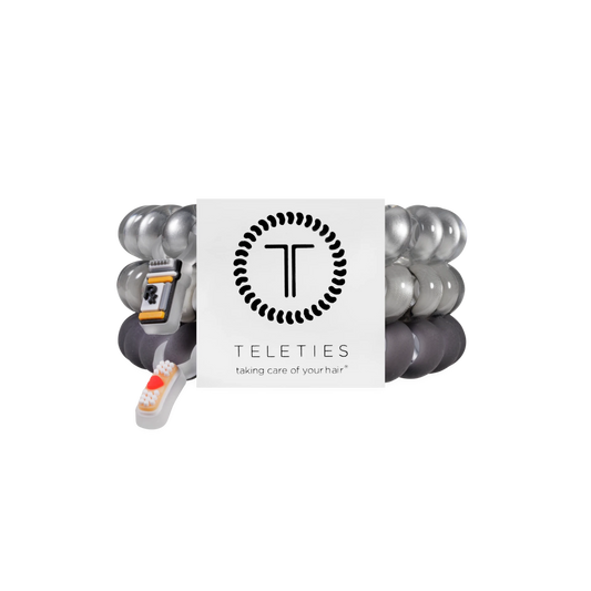 Good Hair Rx Large Hair Ties
                in Gray Silver - Large
              