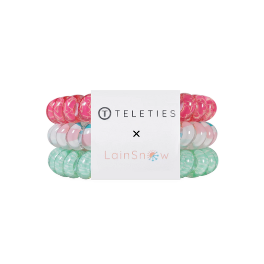 Fin-tastic Large Hair Ties
                in Pink - Large
              