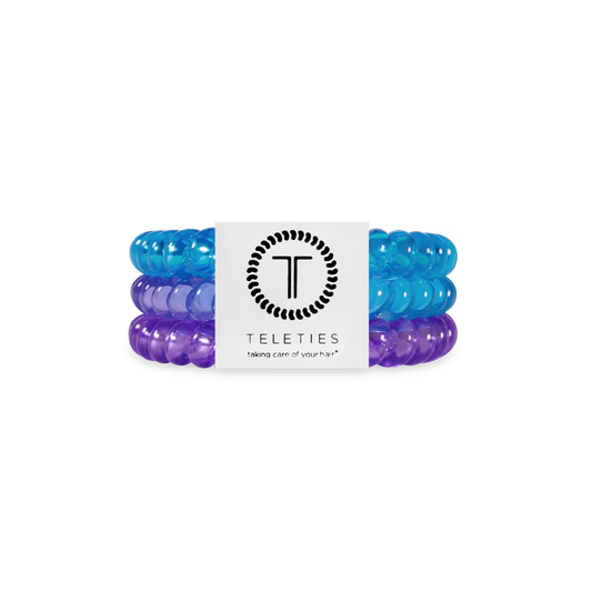 Miami Vice Small Hair Ties in Blue Purple - Small