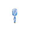 TELETIES mini vented hair brush with blue marble pattern and twisted handle. Ideal for travel and quick styling.
