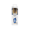 TELETIES mini vented hair brush with gold wavy plate and blue marbled handle, for all hair types.
