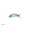 TELETIES Disney Princess Moana tiny flat round hair clip in mint green with durable bendable teeth for gentle and secure styling
