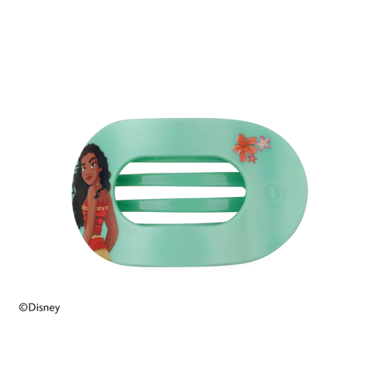 Moana Medium Flat Round Hair Clip
                in Blue - Medium
              