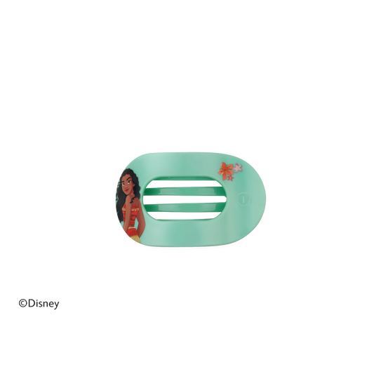 Moana Tiny Flat Round Hair Clip
                in Blue - Tiny
              