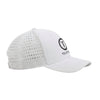 TELETIES Perforated Performance Hat - White - Apparel - TELETIES
